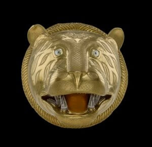 Tiger Head ornament from Tipu Sultan's throne, 1799